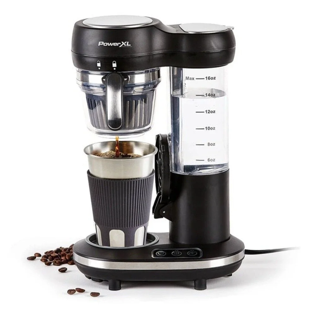PowerXL Grind and Go Plus Coffee Maker Automatic Single-Serve Coffee Machine - Picture 1 of 4